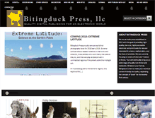 Tablet Screenshot of bitingduckpress.com